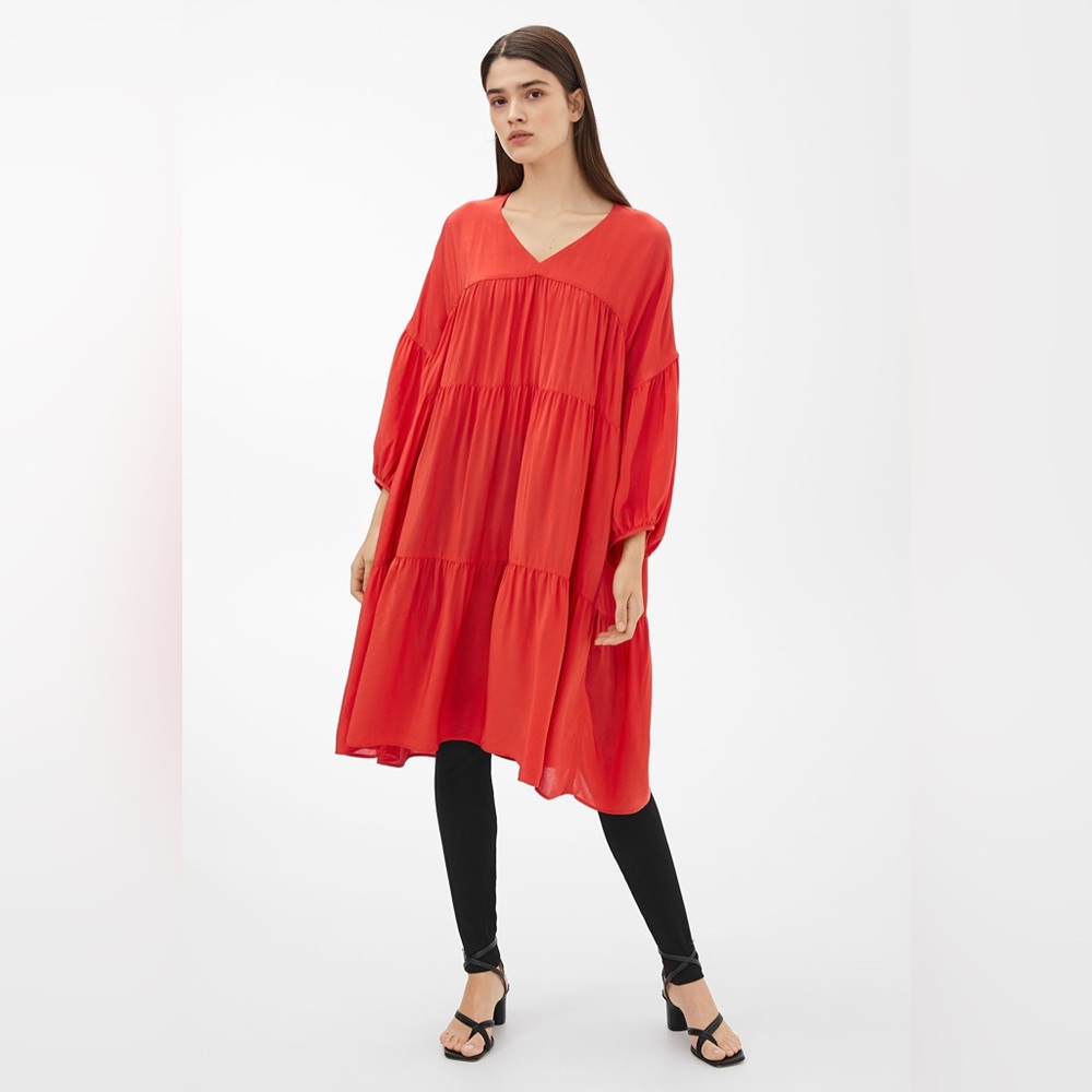 Arket short ruffled dress